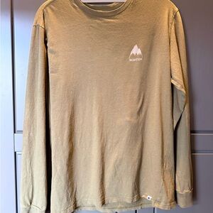 Burton Men's Olive Green Long Sleeve Tee